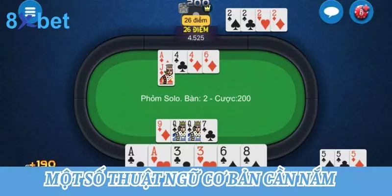 Bài Phỏm - Hướng Dẫn Cách Chơi Chuẩn Chỉnh Cho Newbie 2 Một số thuật ngữ cơ bản cần nắm trong bài phỏm